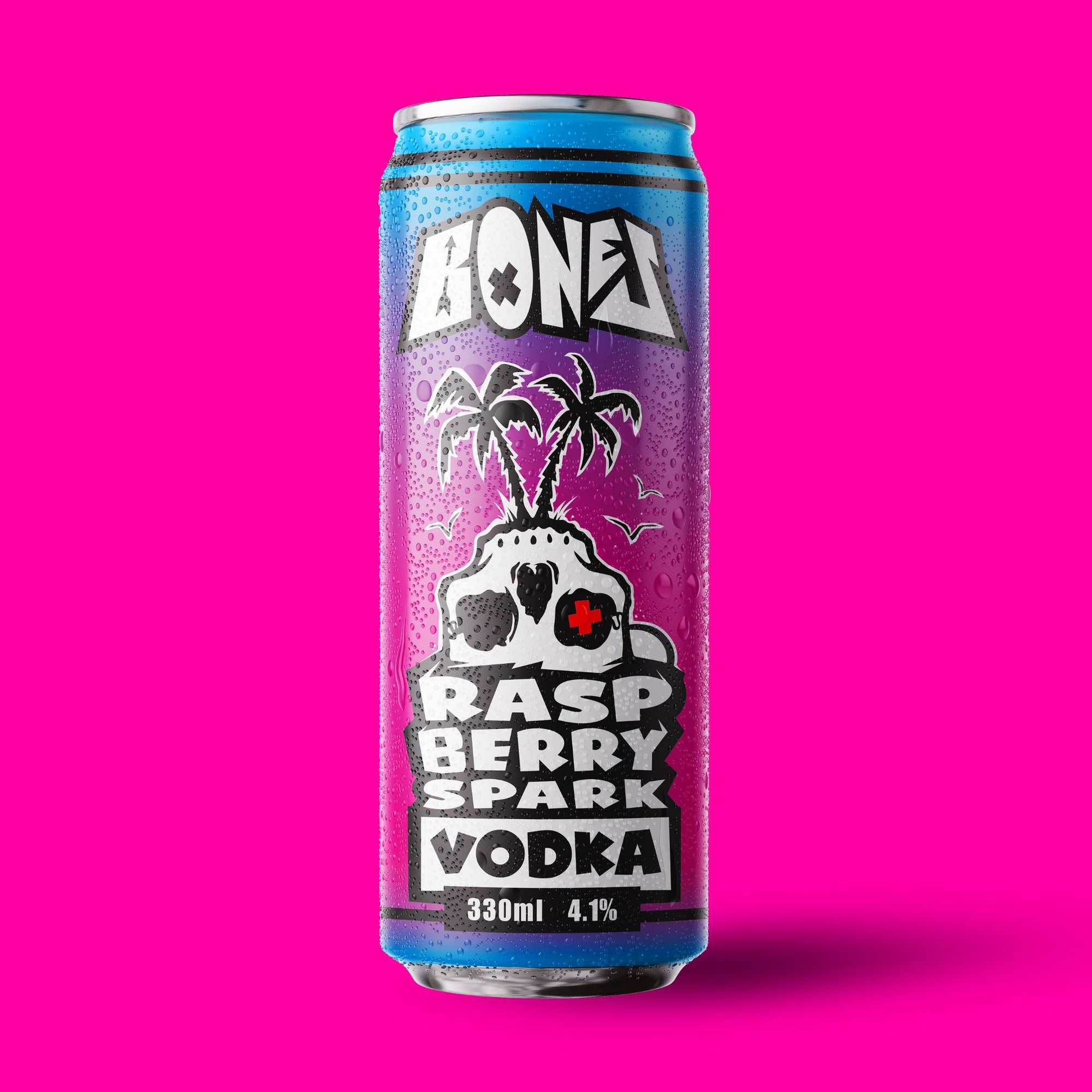 Bones Vodka Raspberry Spark RTD Drinks